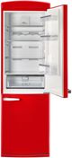 Unique® Appliances Classic Retro 24" 11.7 Cu. Ft. Candy Apple Red Counter Depth Bottom Freezer Refrigerator-3
