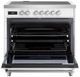 Verona® Ultima 36" White Pro Style Induction Range-1