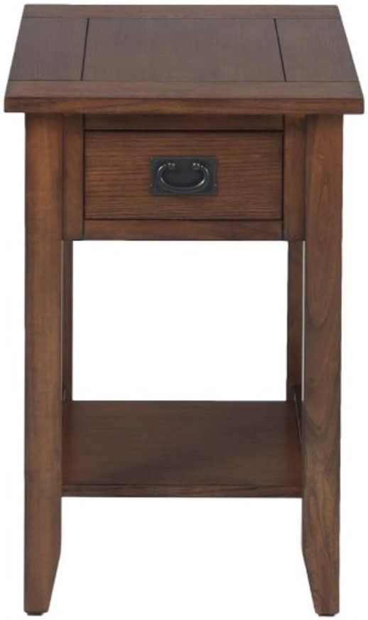 Jofran Inc. Mission Oak Chairside Table-0