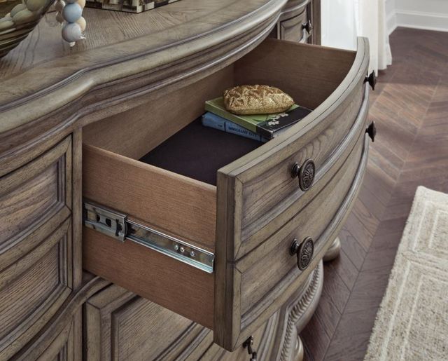 Signature Design by Ashley® Ardenfield Light Brown Dresser and Mirror-2