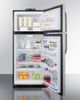 Summit® 20.4 Cu. Ft. Stainless Steel Top Freezer Refrigerator-3