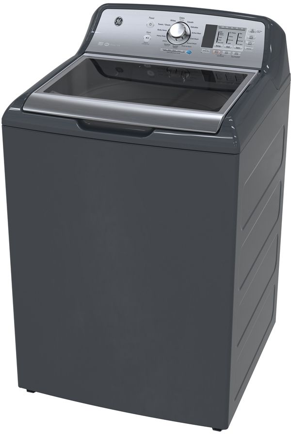 GE® 5.3 Cu. Ft. Diamond Gray Top Load Washer-3