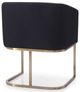 VIG Furniture Modrest Yukon Antique Brass/Black Dining Chair-2