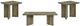 Coaster® Andando 3-Piece Brown Occasional Table Set-0