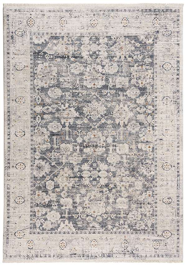 Rizzy Home Iconic Neutral 5'x8' Rectangular Rug-0