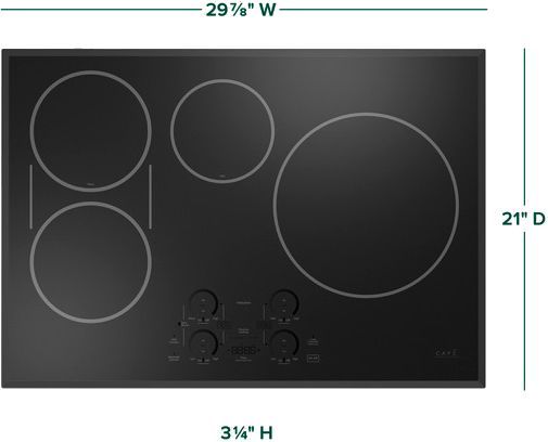 Café™ 30" Black Induction Cooktop-1