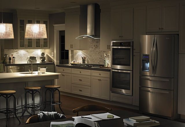 Whirlpool® 36" Glass Island Hood-Stainless Steel-6
