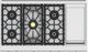 Hestan 48" Stainless Steel 5-Burner Gas Rangetop with Griddle-0