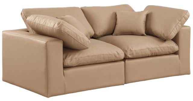 Meridian Furniture Comfy 2-Piece Tan Sofa-0