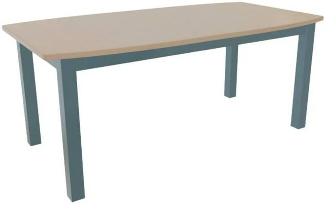 Mavin Customizable 38" x 72" Boat Dining Table-0