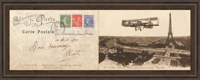 Classy Art Lettre De Paris l by Wild Apple Graphics Wall Art-0