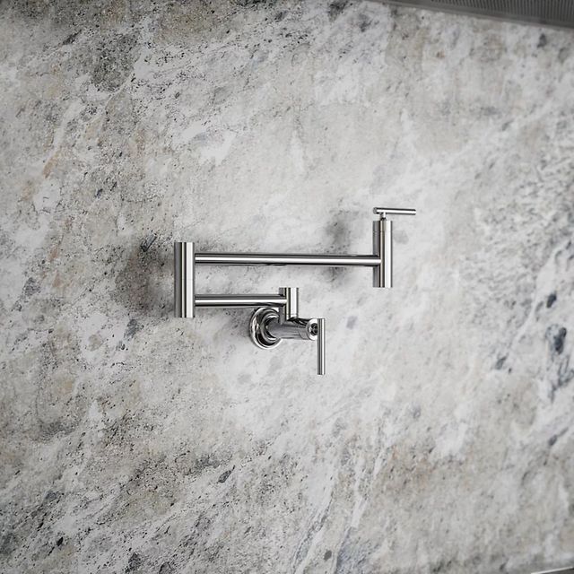 KOHLER® Polished Chrome 26" Wall-Mount Pot Filler-1