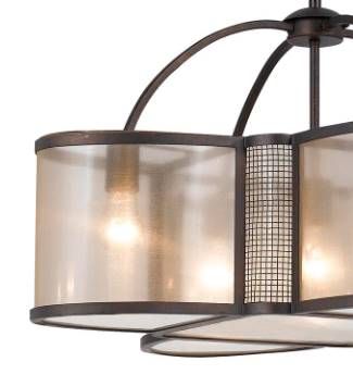 Cal® Lighting & Accessories Dixon 5-Light Copper Chandelier-1