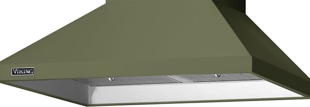 Viking® 3 Series 36" Cypress Green Chimney Wall Hood-1
