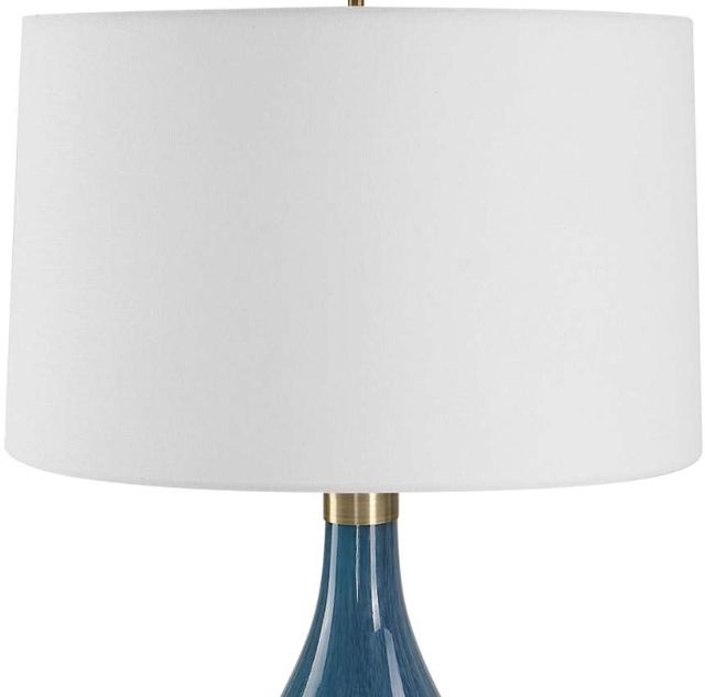 Uttermost® Riviera Dark Navy Blue Table Lamp-3