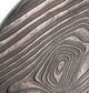 A & B Home Charge Wenge Round Aluminum Decorative Timber Tray-5