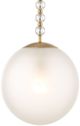 Uttermost® Ripple Brass Pendant-4