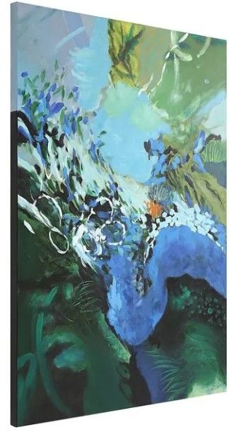 Renwil® Tempress Blue/Green Wall Art-1