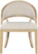 Hooker® Furniture Retreat Dune/Neo Cream Barrel Back Dining Arm Chair-2