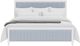 Riverside Furniture Rosalie White Caps Upholstered King Panel Bed-2