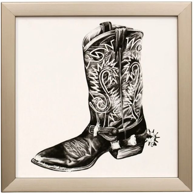 Stylecraft Vintage Boot II Wall Art-0