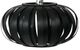 A & B Home Silky Black Smooth Bamboo Chandelier-1