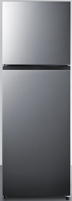 Summit® 24" 11.5 Cu. Ft. Stainless Steel Look Counter Depth Top Freezer Refrigerator-0