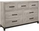 Mazin Furniture Zephyr Gray/Light Gray Dresser-0