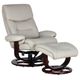 BarcaLounger® Dawson Roman Ivory Swivel Reclining Pedestal Chair and Ottoman Set-0