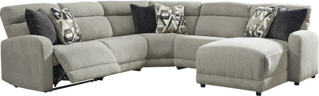 Signature Design by Ashley® Colleyville 5-Piece Stone U-Shape Power Reclining Sectional and Chaise