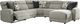 Signature Design by Ashley® Colleyville 5-Piece Stone Power Reclining Right-Arm Facing Sectional and Chaise-0