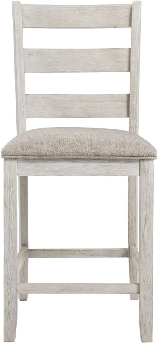 Signature Design by Ashley® Skempton White/Light Brown 41" Counter Stool-2
