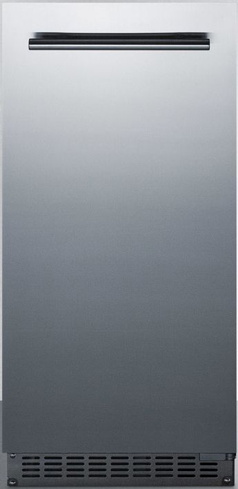 Summit® 15" 62 lb. Stainless Steel Ice Maker