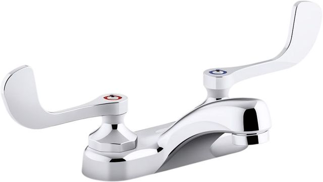 KOHLER® Triton® Bowe® Polished Chrome Centerset Bathroom Sink Faucet with Aerated Flow and Wristblade Handles, 1.0 Gpm-0