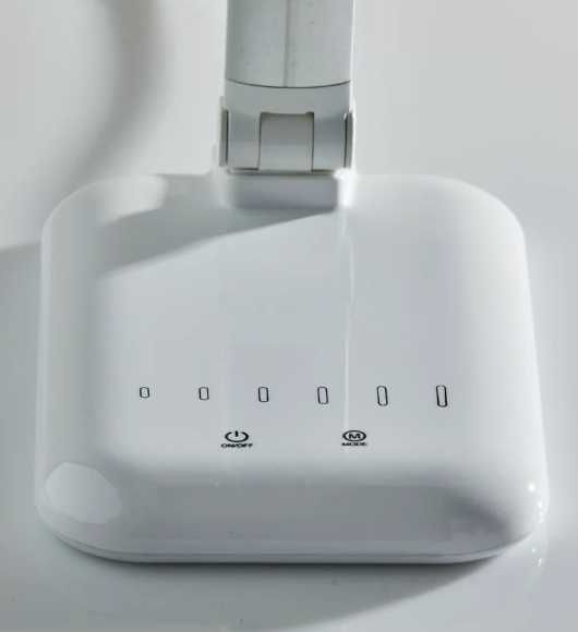 Adesso® Lennox Glossy White LED Desk Lamp-1