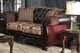 Furniture of America® Quirino Burgundy/Dark Brown Sofa and Loveseat-2
