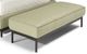Natuzzi Editions Customizable Lake Queen Leather Bed with Trays and Bench-2