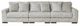 Signature Design by Ashley® Regent Park 3-Piece Pewter Sectional Sofa-0