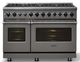Viking® 7 Series 48" Damascus Gray Pro Style Dual Fuel Range-3