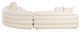 TOV Furniture Lulu 3-Piece Cream Left-Arm Facing Sectional-4