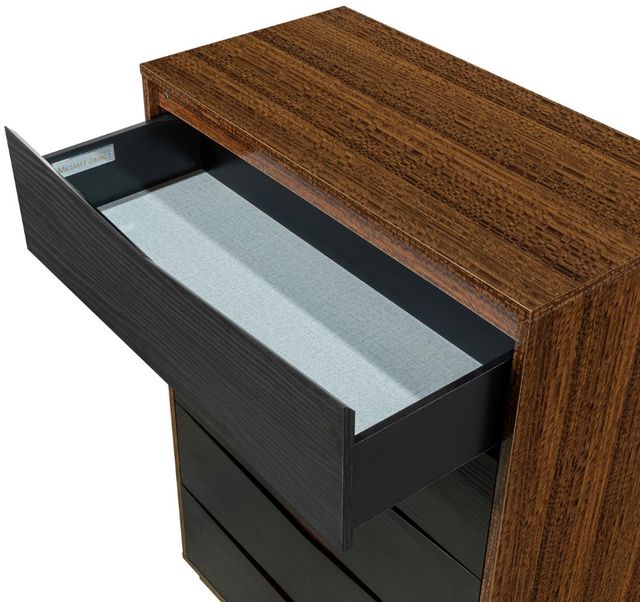 Michael Amini® Kayner Charcoal 5-Drawer Chest-4
