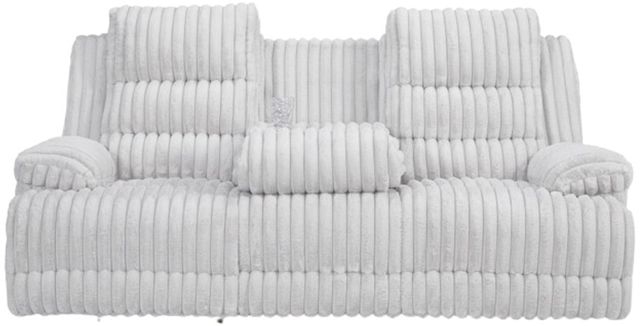Signature Design by Ashley® Rhines Falls Alloy Power Reclining Sofa with Drop Down Table-3