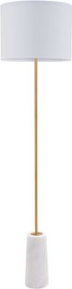 Zuo® Modern Titan Brass/White Floor Lamp-1
