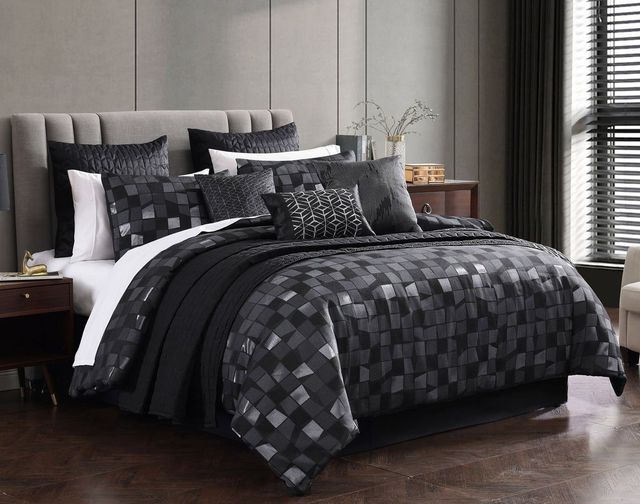 Hallmart Collectibles Ritzy 10-Piece Queen Comforter Set-0