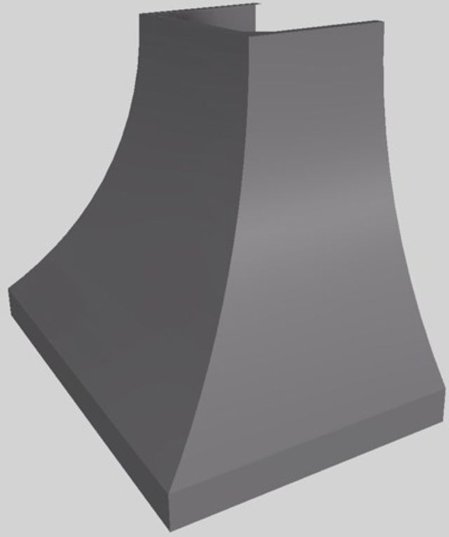 Vent-A-Hood® Designer Series 36" Gunsmoke Wall Mounted Range Hood-2