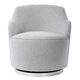 Uttermost® Hobart Stone Swivel Chair-3