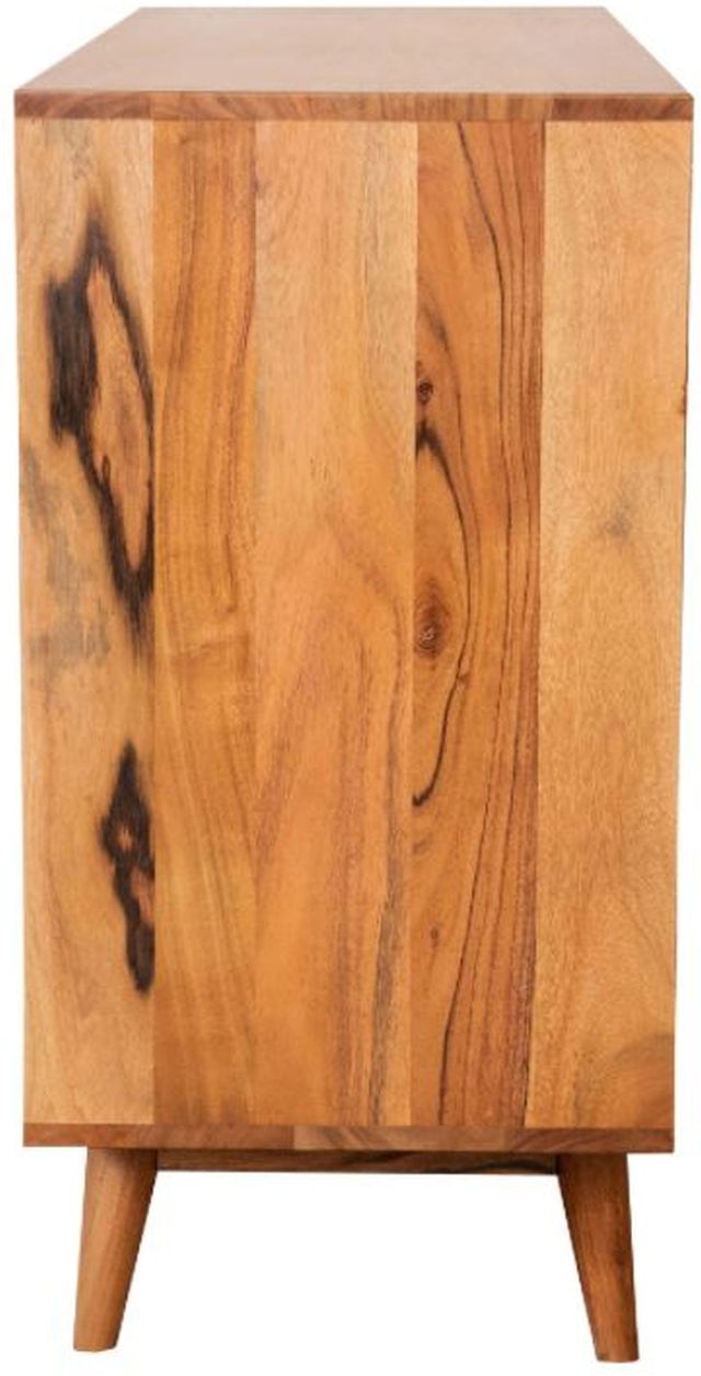 Coaster® Natural Rectangular 3-Door Accent Cabinet-2