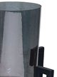 A & B Home Carina Black Candle Holder-1