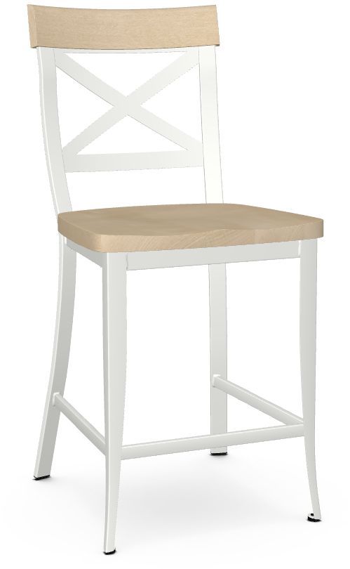 Amisco® Kyle Non-Swivel Counter Stool-1