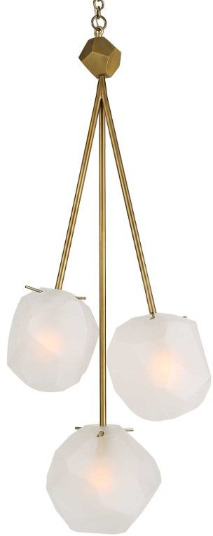 Uttermost® Geodesic Bronze 3-Light Pendant-0